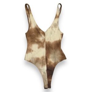 Urban Outfitters Brown Tie-Dye Tank Top